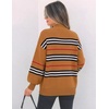 image:imageZESICA Womens Turtleneck Oversized Sweaters 2026 Fall OutfitsDarkkhaki