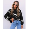 image:imageZESICA Womens Turtleneck Oversized Sweaters 2026 Fall OutfitsEbony