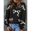 image:imageZESICA Womens Turtleneck Oversized Sweaters 2026 Fall OutfitsEbony