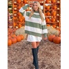 image:imageZESICA Womens Turtleneck Oversized Sweaters 2026 Fall OutfitsGreen