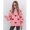 image:imageZESICA Womens Turtleneck Oversized Sweaters 2026 Fall OutfitsHeart