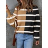image:imageZESICA Womens Turtleneck Oversized Sweaters 2026 Fall OutfitsLightkhaki