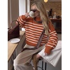 image:imageZESICA Womens Turtleneck Oversized Sweaters 2026 Fall OutfitsMaple
