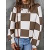 image:imageZESICA Womens Turtleneck Oversized Sweaters 2026 Fall OutfitsMocha