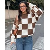 image:imageZESICA Womens Turtleneck Oversized Sweaters 2026 Fall OutfitsMocha