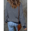 image:imageZESICA Womens Turtleneck Oversized Sweaters 2026 Fall OutfitsNavystripe