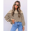 image:imageZESICA Womens Turtleneck Oversized Sweaters 2026 Fall OutfitsOatmeal