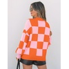 image:imageZESICA Womens Turtleneck Oversized Sweaters 2026 Fall OutfitsOrange