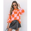 image:imageZESICA Womens Turtleneck Oversized Sweaters 2026 Fall OutfitsOrange