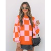image:imageZESICA Womens Turtleneck Oversized Sweaters 2026 Fall OutfitsOrange