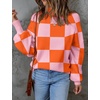 image:imageZESICA Womens Turtleneck Oversized Sweaters 2026 Fall OutfitsOrange