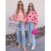 image:imageZESICA Womens Turtleneck Oversized Sweaters 2026 Fall OutfitsPeach