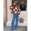 image:imageZESICA Womens Turtleneck Oversized Sweaters 2026 Fall OutfitsPlumplaid