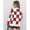 image:imageZESICA Womens Turtleneck Oversized Sweaters 2026 Fall OutfitsPlumplaid