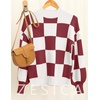 image:imageZESICA Womens Turtleneck Oversized Sweaters 2026 Fall OutfitsPlumplaid