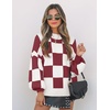 image:imageZESICA Womens Turtleneck Oversized Sweaters 2026 Fall OutfitsPlumplaid