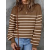 image:imageZESICA Womens Turtleneck Oversized Sweaters 2026 Fall OutfitsTan