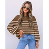 image:imageZESICA Womens Turtleneck Oversized Sweaters 2026 Fall OutfitsTan