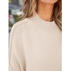 image:imageZESICA Womens Winter Oversized Striped Ribbed Knit SweaterBeige