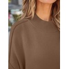 image:imageZESICA Womens Winter Oversized Striped Ribbed Knit SweaterCoffee