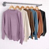 image:imageZESICA Womens Winter Oversized Striped Ribbed Knit SweaterGrey