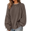 image:imageZESICA Oversized Sweaters for Women 2026 Fall Trendy Pullover TopsAsh Grey
