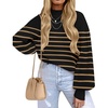 image:imageZESICA Womens Turtleneck Oversized Sweaters 2026 Fall OutfitsTaupe
