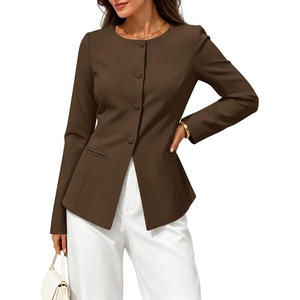 image:imageZESICA Womens 2026 Fall Business Casual Blazers Suit JacketsTanbrown