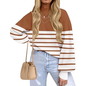 image:imageZESICA Womens Turtleneck Oversized Sweaters 2026 Fall OutfitsCaramel