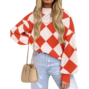 image:imageZESICA Womens Turtleneck Oversized Sweaters 2026 Fall OutfitsCoral