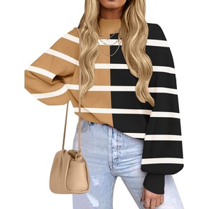 image:imageZESICA Womens Turtleneck Oversized Sweaters 2026 Fall OutfitsLightkhaki