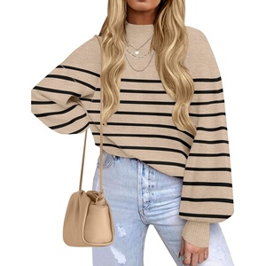 image:imageZESICA Womens Turtleneck Oversized Sweaters 2026 Fall OutfitsOatmeal