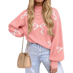 image:imageZESICA Womens Turtleneck Oversized Sweaters 2026 Fall OutfitsPeach