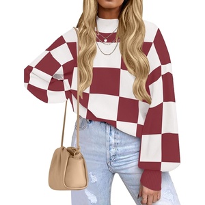 image:imageZESICA Womens Turtleneck Oversized Sweaters 2026 Fall OutfitsPlumplaid