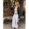 image:imageZESICA Mock Neck Long Sleeve Business Casual Shirts for Women 2026Apricot