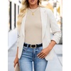 image:imageZESICA Mock Neck Long Sleeve Business Casual Shirts for Women 2026Apricot