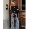 image:imageZESICA Mock Neck Long Sleeve Business Casual Shirts for Women 2026Black