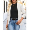 image:imageZESICA Mock Neck Long Sleeve Business Casual Shirts for Women 2026Black