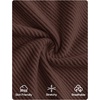 image:imageZESICA Mock Neck Long Sleeve Business Casual Shirts for Women 2026Darkbrown