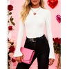 image:imageZESICA Mock Neck Long Sleeve Business Casual Shirts for Women 2026White