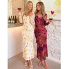 image:imageZESICA Wedding Guest Dresses for Women Fall Long Sleeve Floral Maxi DressPurple