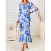 image:imageZESICA Wedding Guest Dresses for Women Fall Long Sleeve Floral Maxi DressSky