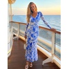 image:imageZESICA Wedding Guest Dresses for Women Fall Long Sleeve Floral Maxi DressSky