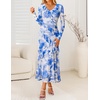 image:imageZESICA Wedding Guest Dresses for Women Fall Long Sleeve Floral Maxi DressSky