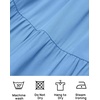 image:imageZESICA Women Summer Puff Sleeve Boho Wedding Guest Midi DressBlue