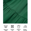 image:imageZESICA Women Summer Puff Sleeve Boho Wedding Guest Midi DressForest Green