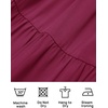 image:imageZESICA Women Summer Puff Sleeve Boho Wedding Guest Midi DressFuchsia