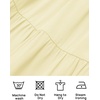 image:imageZESICA Women Summer Puff Sleeve Boho Wedding Guest Midi DressLight Yellow