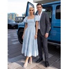 image:imageZESICA Women Summer Puff Sleeve Boho Wedding Guest Midi DressSky Blue