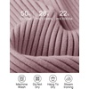 image:imageZESICA Womens 2025 Fall Long Sleeve Turtleneck T Shirt Ribbed Knit Sweater Slim Fit Basic Casual Tee TopsTaro